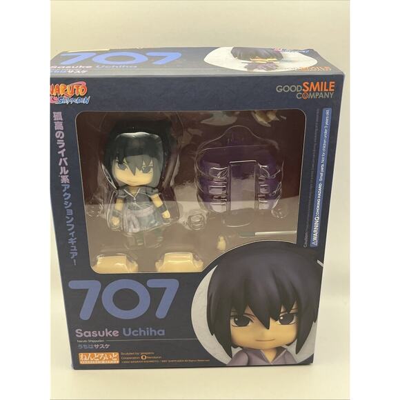 Naruto Shippuden #707 Sasuke Uchiha Action Figure *Damaged Neck - Picture 1 of 9